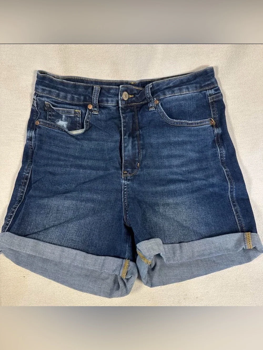 Women’s Judy Blue Dark Blue Denim Shorts Large